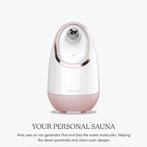 Vanity Planet Aira Ionic Facial Steamer Rose Gold Edition